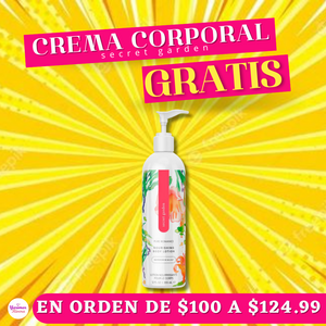 1 PRODUCTO LÍNEA DE BAÑO - GRATIS en Orden de $100 a $124.99