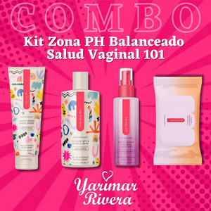 Kit Zona PH Balanceado Salud Vaginal 101