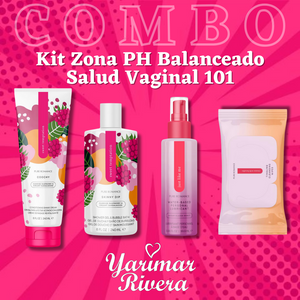 Kit Zona PH Balanceado Salud Vaginal 101