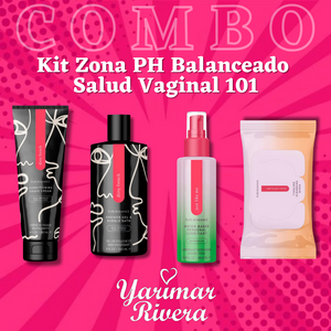 Kit Zona PH Balanceado Salud Vaginal 101