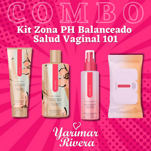 Kit Zona PH Balanceado Salud Vaginal 101