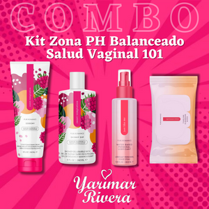 Kit Zona PH Balanceado Salud Vaginal 101