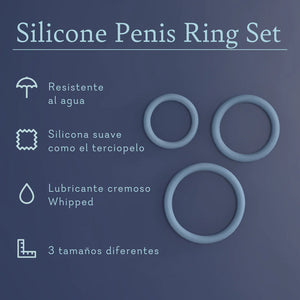 Silicone Penis Ring Set