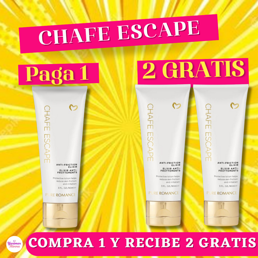 Chafe Escape Compra 1 y Llévate 2 GRATIS = Recibes 3