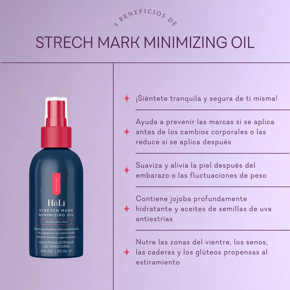 HeLi - Stretch Mark Minimizing Oil