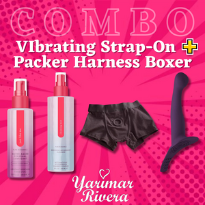 Vibrating Strap-On + Packer Harness Boxer