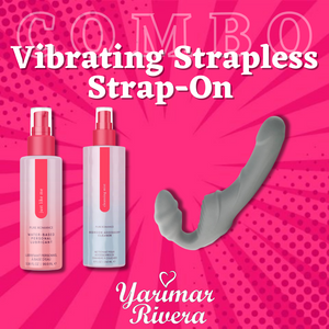 Combo Vibrating Strapless Strap-On