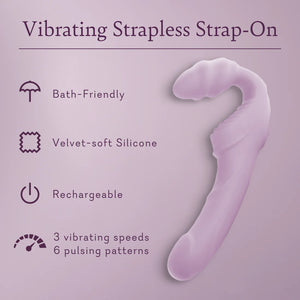 Combo Vibrating Strapless Strap-On